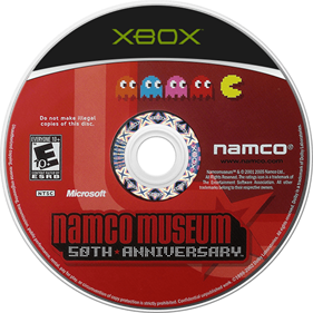 Namco Museum: 50th Anniversary Arcade Collection - Disc Image