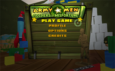 Army Men: Soldiers of Misfortune - Screenshot - Game Title Image