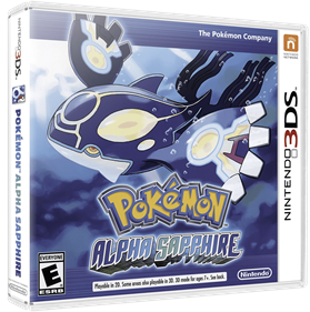 Pokémon Alpha Sapphire - Box - 3D Image