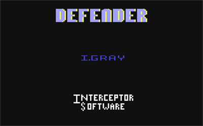Defender 64 - Screenshot - Game Title Image