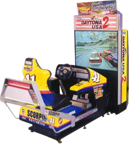 Daytona USA 2: Battle on the Edge - Arcade - Cabinet Image