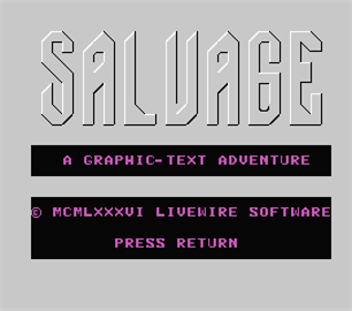 Salvage - Screenshot - Game Title Image