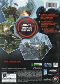 Crysis - Box - Back Image