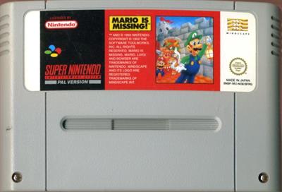 Mario is Missing! - Cart - Front Image
