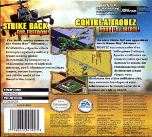 Desert Strike Advance - Box - Back Image