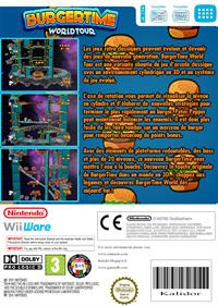 BurgerTime: Worldtour - Box - Back Image