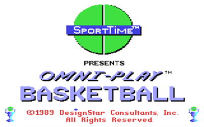 Omni-Play Basketball - Screenshot - Game Title Image