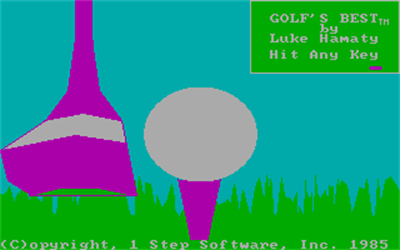 Golf's Best: St. Andrews: The Home of Golf - Screenshot - Game Title Image
