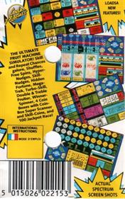 Fruit Machine Simulator 2 - Box - Back Image