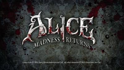 Alice: Madness Returns - Screenshot - Game Title Image