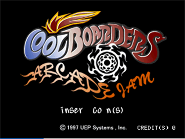 Cool Boarders Arcade Jam - Screenshot - Game Title Image