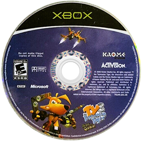 Ty the Tasmanian Tiger 3: Night of the Quinkan - Disc Image