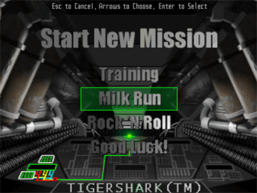 TigerShark - Screenshot - Game Select Image