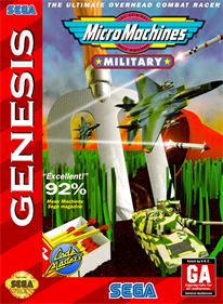 Micro Machines: Military - Fanart - Box - Front Image