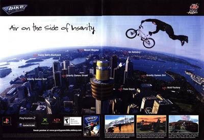 Gravity Games Bike: Street Vert Dirt - Advertisement Flyer - Front Image
