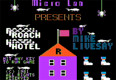 Roach Hotel - Screenshot - Game Title Image