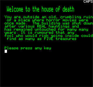 House of Death - Screenshot - Gameplay Image