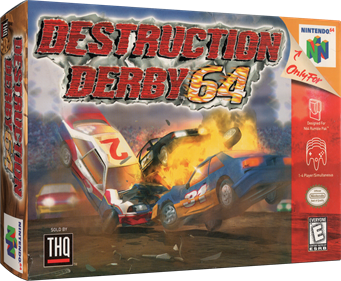Destruction Derby 64 - Box - 3D Image
