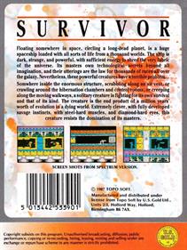 Survivor (Topo Soft) - Box - Back Image