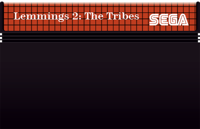 Lemmings 2: The Tribes - Fanart - Cart - Front