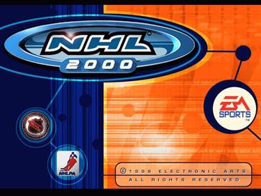 NHL 2000 - Screenshot - Game Title Image