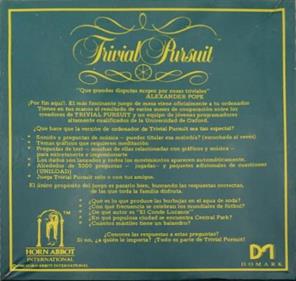 Trivial Pursuit (1987) - Box - Back Image