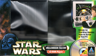 Star Wars: Millennium Falcon CD-ROM Playset - Box - Front Image