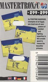 Fighting Warrior - Box - Back Image