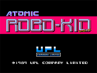 Atomic Robo-Kid Special - Screenshot - Game Title Image
