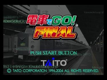 Densha De Go! Final - Screenshot - Game Title Image