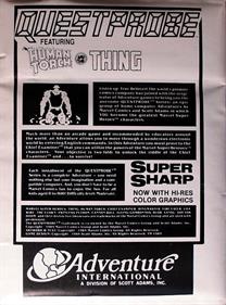 Questprobe: Featuring Human Torch and the Thing - Box - Back Image