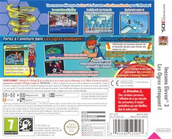 Inazuma Eleven 3: Team Ogre Attacks - Box - Back Image