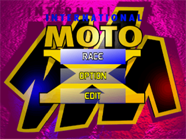 International Moto X - Screenshot - Game Title Image
