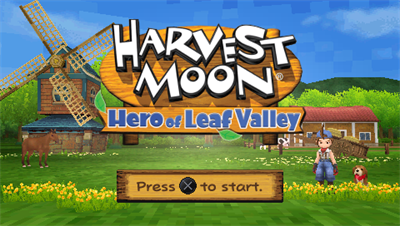 Harvest Moon: Hero of Leaf Valley - Screenshot - Game Title Image