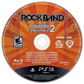 Rock Band: Country Track Pack 2 - Disc Image