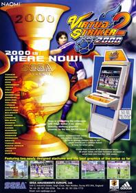Virtua Striker 2 Ver. 2000 - Advertisement Flyer - Front Image