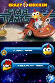 Crazy Chicken: Star Karts - Screenshot - Game Title Image