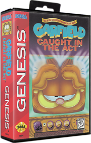 Garfield: Caught in the Act - Box - 3D Image