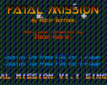 Fatal Mission - Screenshot - Game Title Image