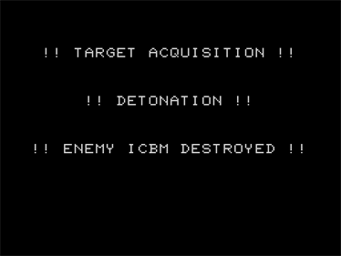 ICBM - Screenshot - Game Over Image