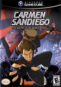 Carmen Sandiego: The Secret of the Stolen Drums - Box - Front Image