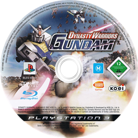 Dynasty Warriors: Gundam - Disc Image