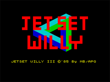 Jet Set Willy III - Screenshot - Game Title Image