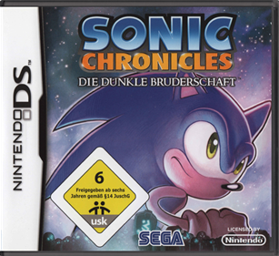 Sonic Chronicles: The Dark Brotherhood - Box - Front - Reconstructed Image