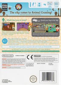 Animal Crossing: City Folk - Box - Back Image