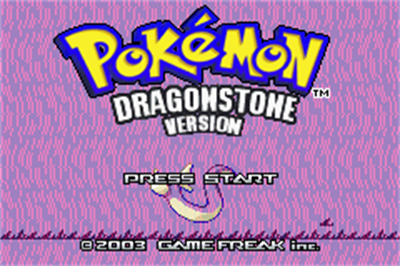 Pokémon Dragonstone - Screenshot - Game Title Image