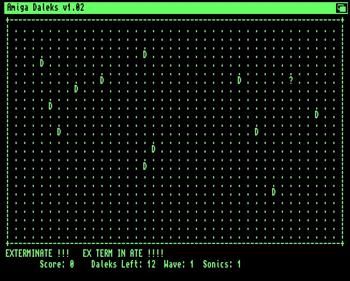Amiga Daleks - Screenshot - Gameplay Image