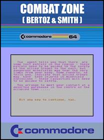 Combat Zone (Bertoz & Smith) - Fanart - Box - Front Image