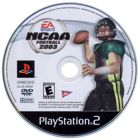 NCAA Football 2003 - Disc Image