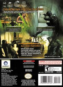 Tom Clancy's Splinter Cell: Pandora Tomorrow - Box - Back Image